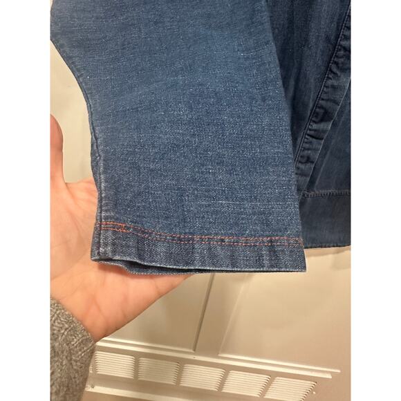 Beaumont Organic Cotton Denim Button Down Overshirt Size XS - Picture 6 of 11
